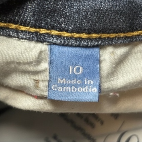 Simply Vera Vera Wang Mid-Rise Straight Leg Jeans Size 10 Blue Denim - Picture 6 of 7